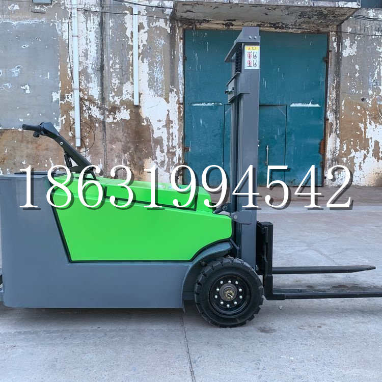 平乐县小型电动叉车1吨2吨步行站驾式电瓶堆高充电装卸车液压升降车铲车